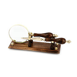 Настільний набір — велика лупа та ніж для конвертів MGS038