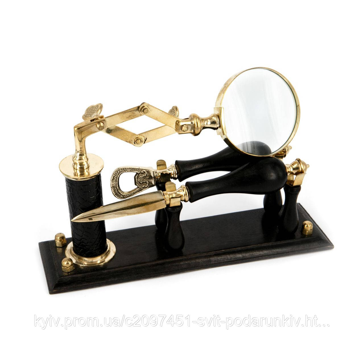 Настільний набір для офісу керівника з лупою на штативі MGS210, фото 1