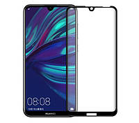 Защитное стекло для Huawei Y6 2019 Full Сover черный 0,3 мм в упаковке