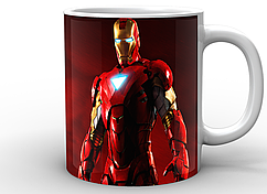 Кружка GeekLand біла Iron Man Залізна Людина у костюмі IM.02.051