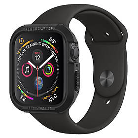 Чохол Spigen для Apple Watch 5/4 (44mm) Rugged Armor, Black