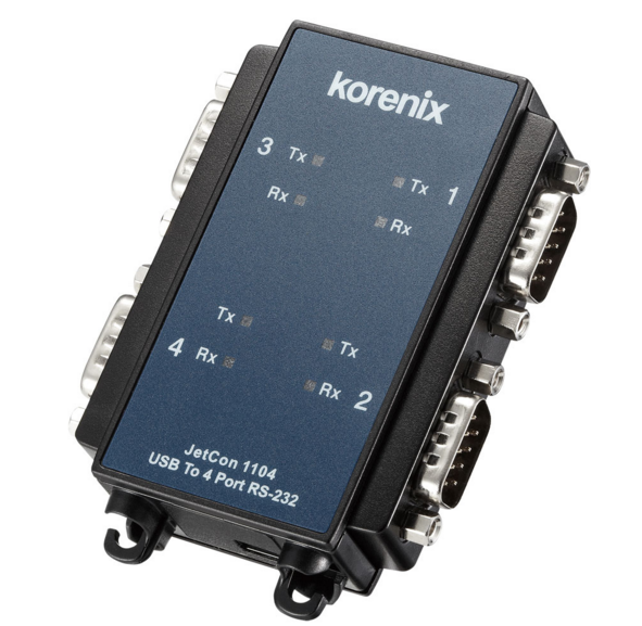 JetCon 1104 конвертер інтерфейсів USB у 4 RS-232 Korenix