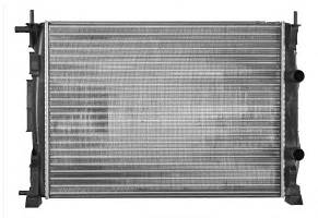 Радіатор системи охолодження на Рено Меган II 1.5dci, 1.6i 16 V, 1.4i 16 V, 1.9dc / NRF 58327, фото 2