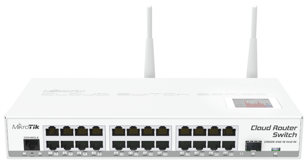 Комутатор MikroTik CRS125-24G-1S-2HnD-IN
