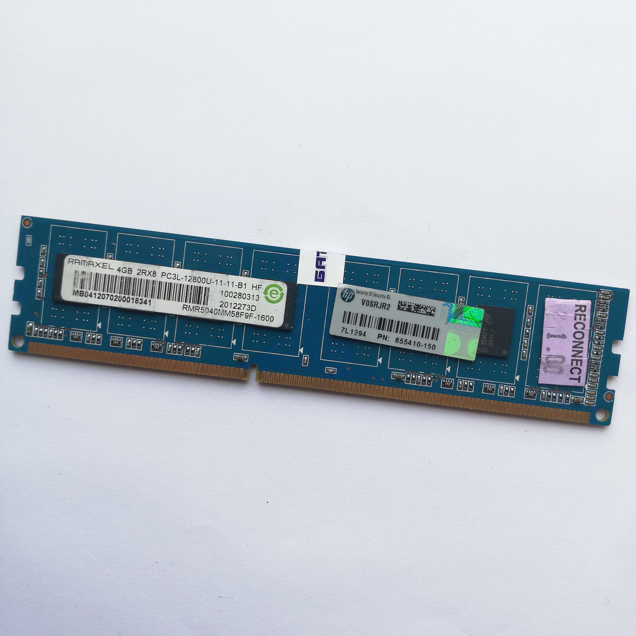 Оперативна пам'ять Ramaxel DDR3L 4Gb 1600MHz PC3L-12800 CL11 (RMR5040MM58F9F-1600) Б/В