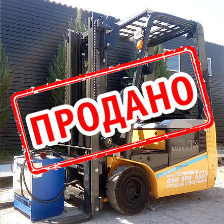 Електричний вилковий Навантажувач Nissan AS1N1L13T 1,3 тонни б/у, фото 2