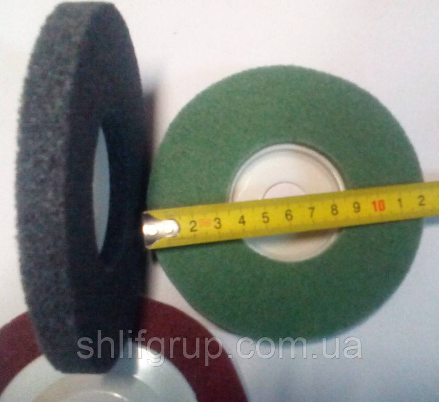Полірувальний диск пресований пінчастий d125 мм Р240 зелений на болгарку, фото 1