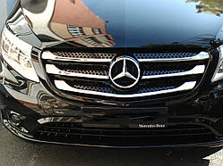 Накладки на решітку Mercedes Vito w447 2015+