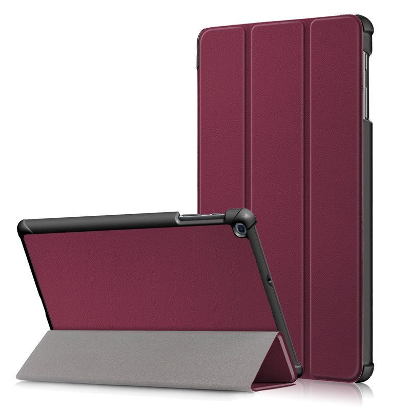 Чохол Samsung Galaxy Tab A 10.1 (2019) T510 T515 Ultra Slim темно-червоний, фото 1