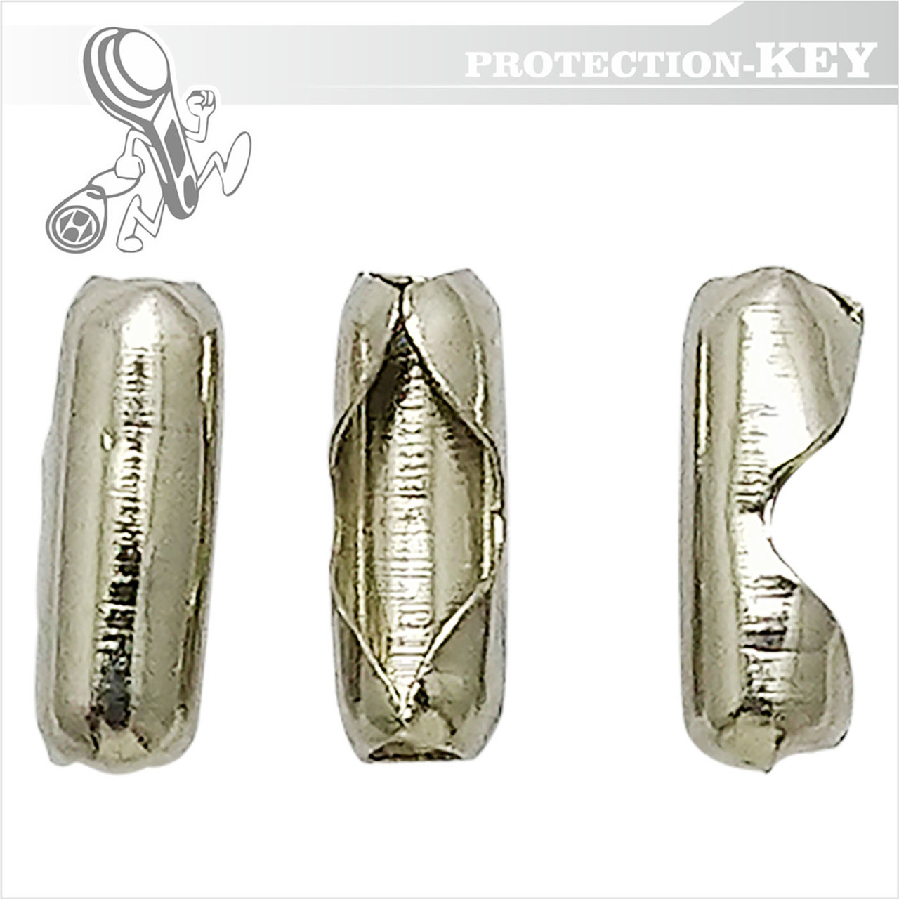 Замок-з'єднувач для кулькового ланцюжка 2.4 мм, фото 1