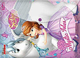 Папка-конверт на кнопці А4 "Sofia The First"