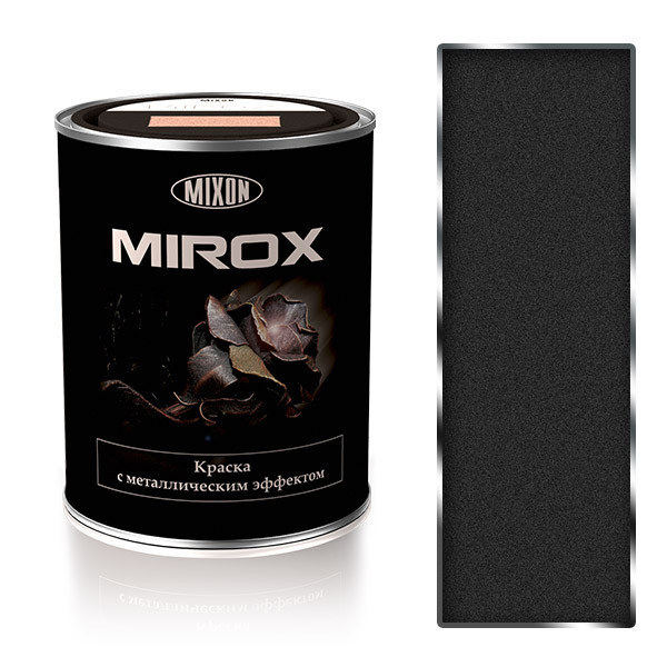 Термостійка фарба з металевим ефектом Mixon Mirox №7016 0,75 л