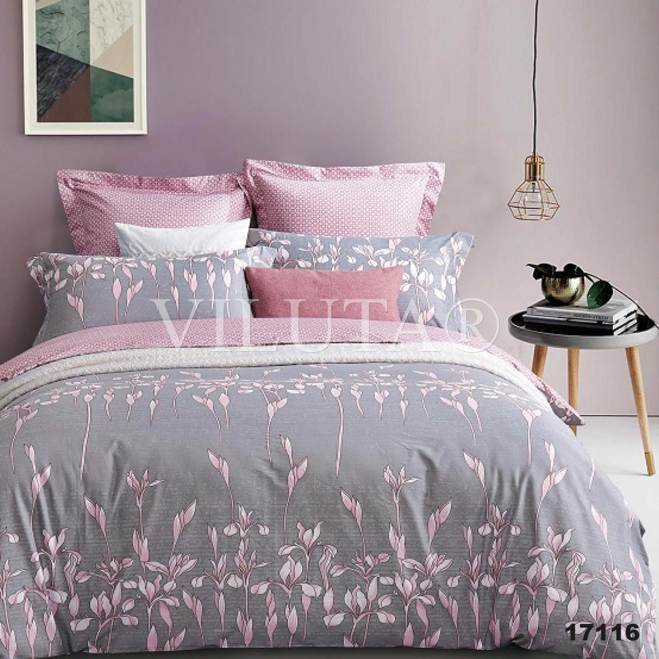 Двоспальна постільна білизна Вілюта 17116 ранфорс, фото 1