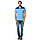 Футболка поло спортивна чоловіча adidas Base 3S Polo S21964 (синій, поліефір, для тренувань, логотип адідас), фото 2