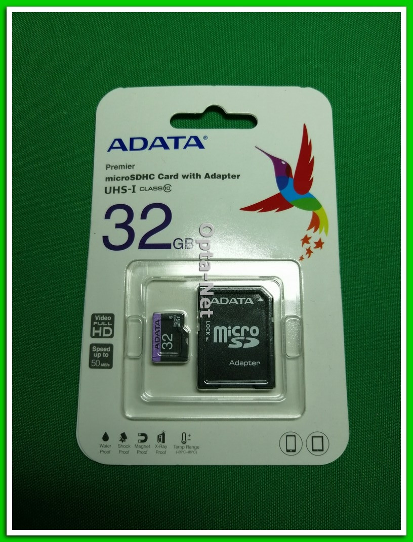 Карта пам'яті ADATA SDHC 32GB Class 10