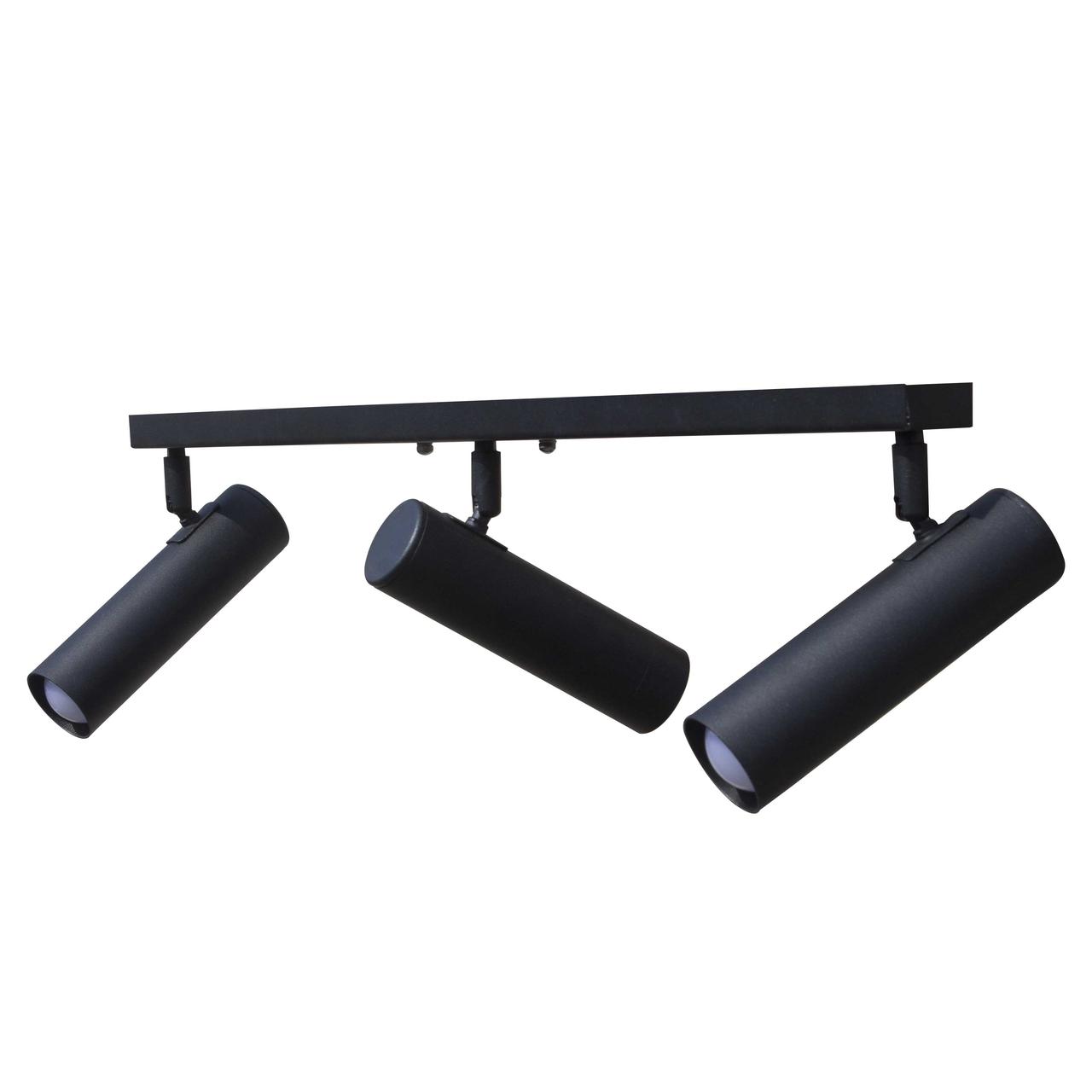 Світильник на планці з поворотними плафонами 3-Е27 Telescope NL 1750-3, фото 1