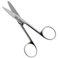 Ножницы с одним острым концом прямые хирургические детские. Длина 12,5 см