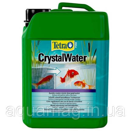TetraPond Cryctal Water 3000 мл біопрепарат проти каламутної та зеленої води в ставку з рибами, кої, комі, фото 2