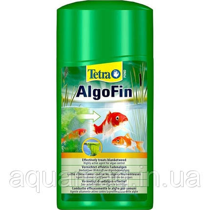 TetraPond AlgoFin 500 мл засіб для боротьби ниткоподібними з водоростями в ставку з рибами, коями, кометами, фото 1