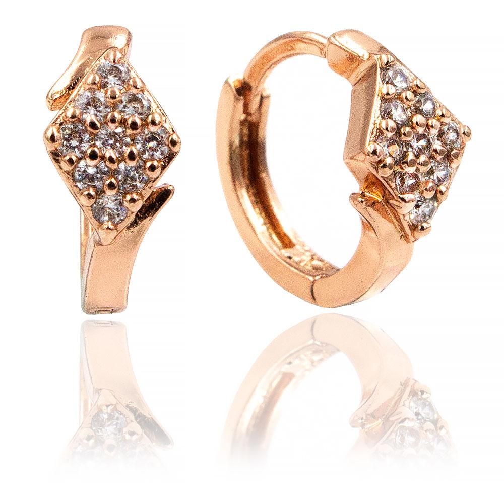 Сережки Xuping 1,2 см (Медичне золото) 224765