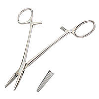 Затискач нейрохірургічний прямий через Brown. Довжина 14,5 см, робоча частина 18 мм