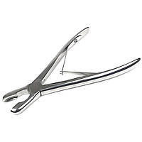 Щипці кусачки кісткові з круглими губками прямі за ADSON. Довжина 17 см, ширина 8 мм