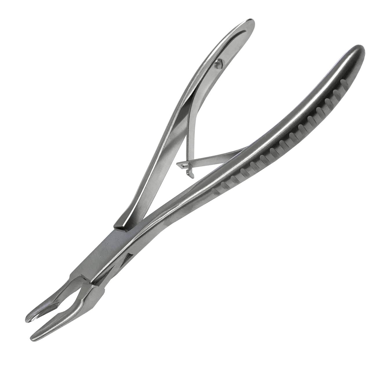 Щипці кусачки кісткові вигнуті Jansen. Розмір 17 см х 4 мм, фото 1