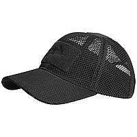 Бейсболка Helikon Baseball MESH Cap black (CZ-BBМ-PO-01)