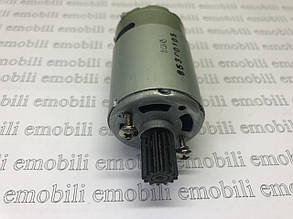 Мотор 12V, 37 мм, 13 чорних зубців пластик, ROHS, оригінальний для 2-го місцевого квадроцикла та джипа Хаммер