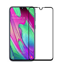 Защитное стекло для Samsung Galaxy A40 2019 / A405 Full Сover черный 0,3 мм в упаковке