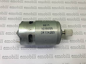 Мотор 12V, 45 мм, 15 зубців, товщина шестерні 13 мм, довжина шестерні 13 мм, для PEG PEREGO