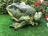 Садова фігура ропуха (висота 16 см ), фото 2