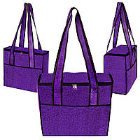 Термосумка Барельєф 16 літрів Фіолетовий