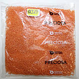 Бісер 10/0, No17389 жовтогарячий, перловий (пач.50 грамів), фото 2