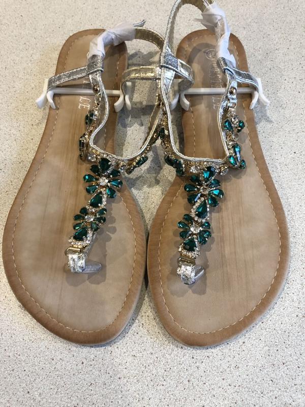 Женские сандали Bestelle серебристого цвета, фото 1
