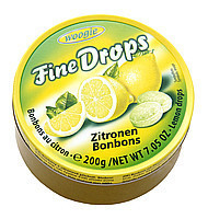 Леденцы (конфеты) Woogie Fine Drops (мелкие капли) лимонный вкус 200 г Австрия - фото 3 - id-p967442593