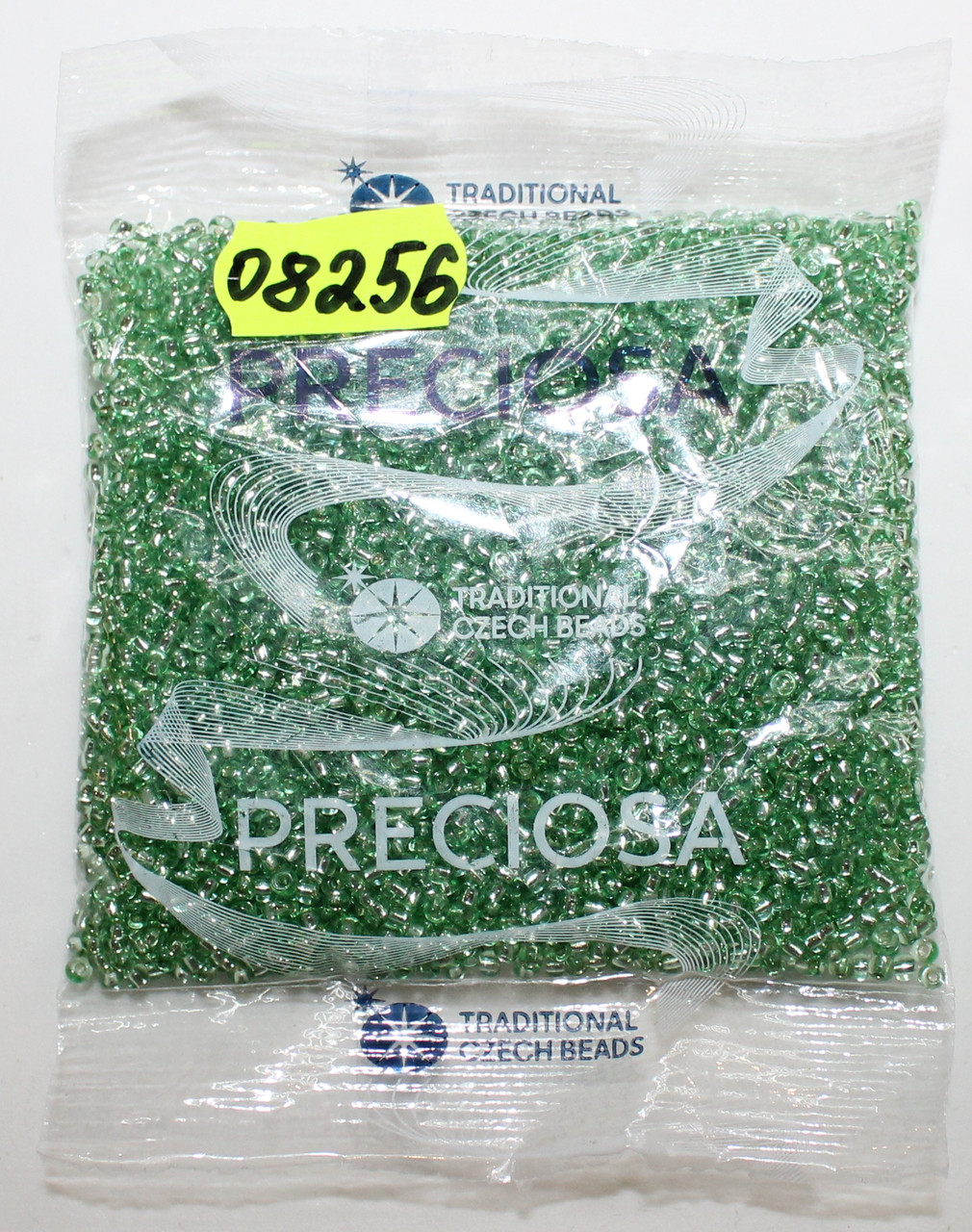 Бісер 10/0, No08256 срібна серединка (пап.50 грамів), фото 1