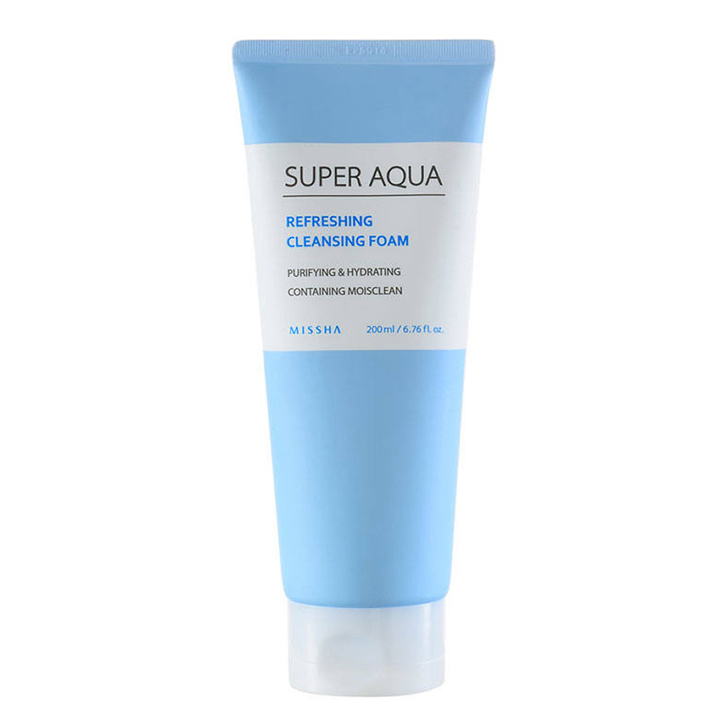 Освіжна пінка для вмивання Missha Super Aqua Refreshing Cleansing Foam