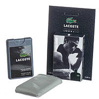 Мини-парфюм в чехле LACOSTE L.12.12 Noir 20 мл