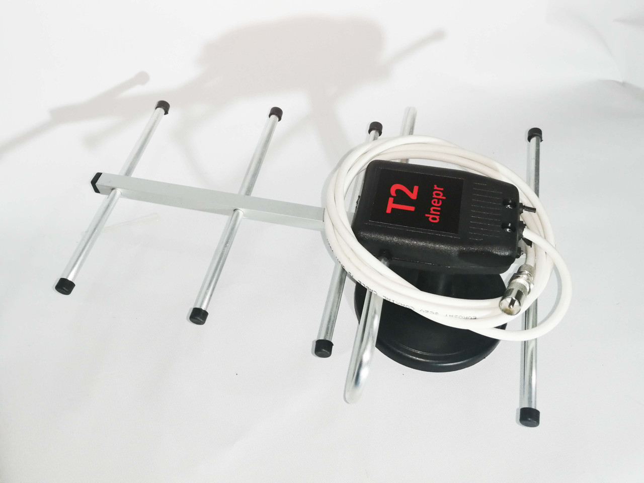 Антена T2 dnepr кімнатна з підсилювачем 5В, фото 1