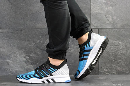 Кросівки чоловічі Adidas Equipment adv 91/18,блакитні з сірим 45р, фото 2