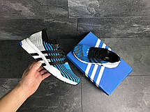 Кросівки чоловічі Adidas Equipment adv 91/18,блакитні з сірим 45р, фото 3