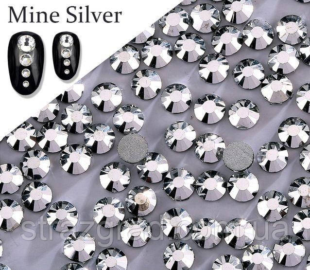Стрази клейові (на клей) Premium SILVER SS8 Non-hot Fix 1440 шт.