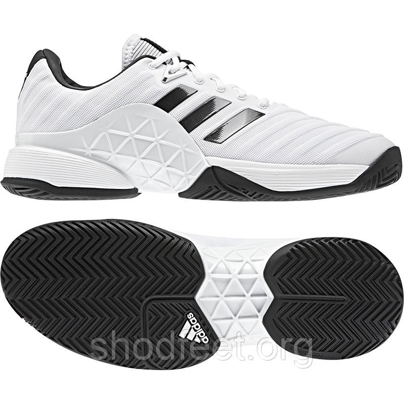 Adidas barricade 2018 boost white/silver online