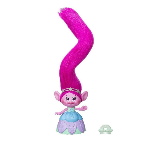 Троль Трояндочка Trolls DreamWorks Poppy C1305 Hair in The Air