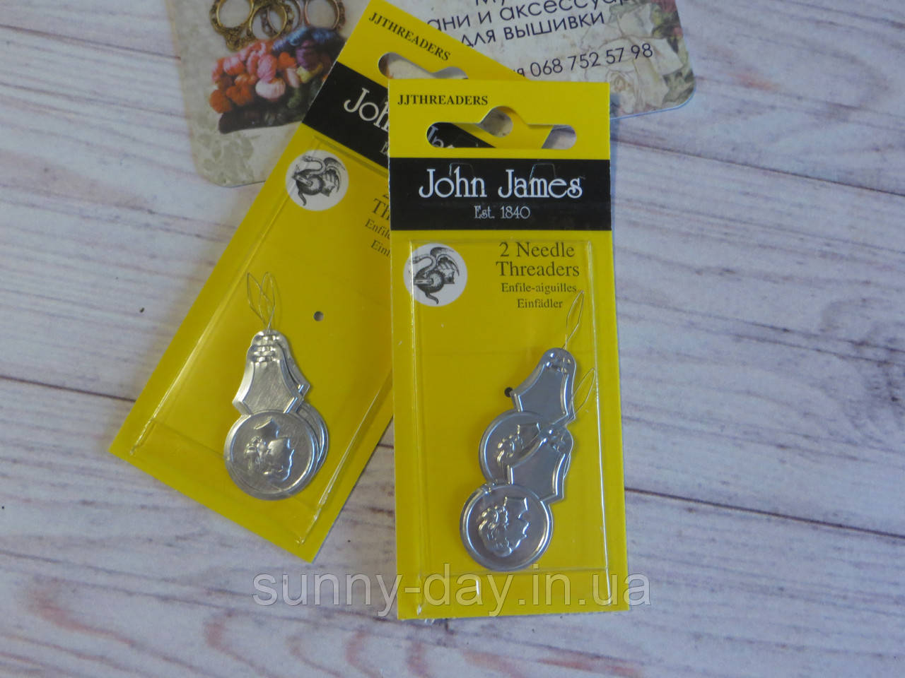 Нитковтягувач Johnames (заправник для нитки) для бісерних голок., фото 1