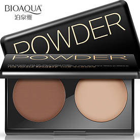 Палетка для контурування особи BIOAQUA Powder Two Colour Bronzer #02 (7*2г)