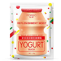 Маска-салфетка увлажняющая и питательная ROREC Replenishment Moist Yogurt Mask (30г)