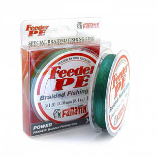 Шнур Fanatik Feeder PE X4 140м Green #1.0/0.16 мм 8.1 кг