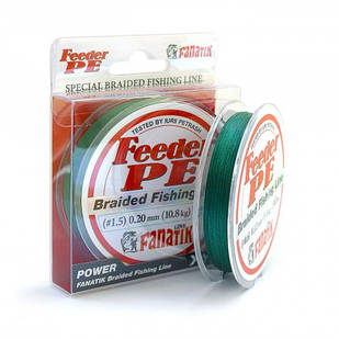Шнур Fanatik Feeder PE X4 140м Green #1.5/0.20 мм 10.8 кг
